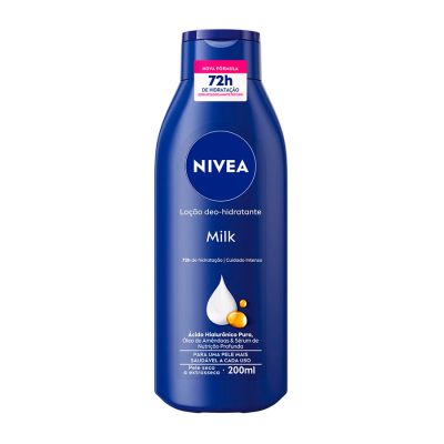 Locao Hidratante Corporal Milk 200ml Nivea