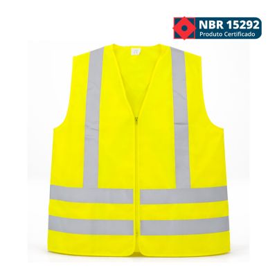 Colete De Sinalizacao Refletivo C/ Ziper Verde Xg Vicsa