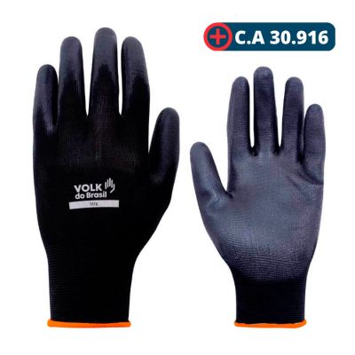 Luva Poliamida Tatil Preta M Volk (ca 30916)
