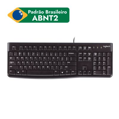 Teclado Com Fio Usb K120 For Business Preto 920-013824 Logitech