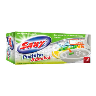 Pastilha Adesiva Sanitaria C/3 Citrus Sany Mix