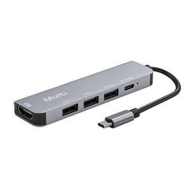 Hub 5 Portas Usb 3.0 Preto Ac449 Multi