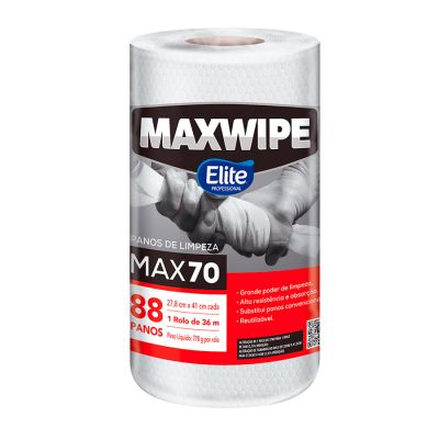 Pano Multiuso Maxwipe Max70 Branco 27,8 X 41cm Elite Professional