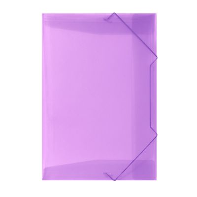 Pasta Aba Elastica Oficio Soft Roxo Polibras