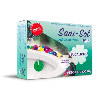 Pedra Sanitaria Eucalipto 20g Sani Sol