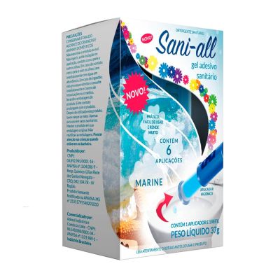 Gel Sanitario Adesivo C/ Aplicador Marine 37g Sani All