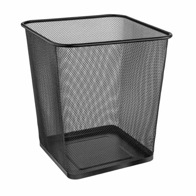 Cesto De Lixo Quadrado 16,5l Aramado Or98410 Preto Ordene