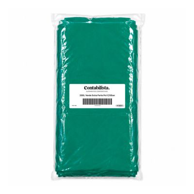 Saco De Lixo 200l Verde Extra Forte 7mc C/ 50 Ecoplan
