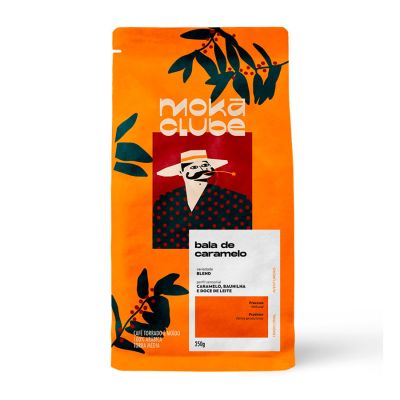 Cafe Bala De Caramelo Pouch 250g Moka Clube