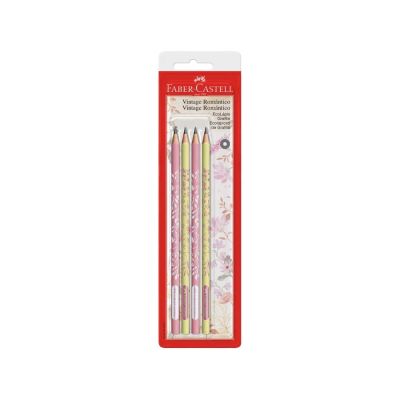 Lapis Grafite Ecolapis Vintage Romantico Bls Faber-castell