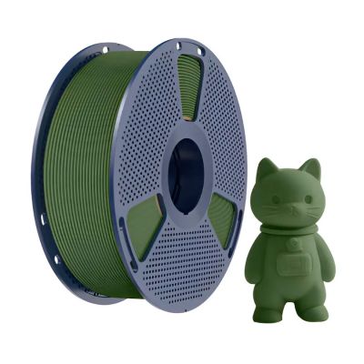 Filamento Pla Matte 1,75mm Verde Oliva C/ Carretel Sunlu