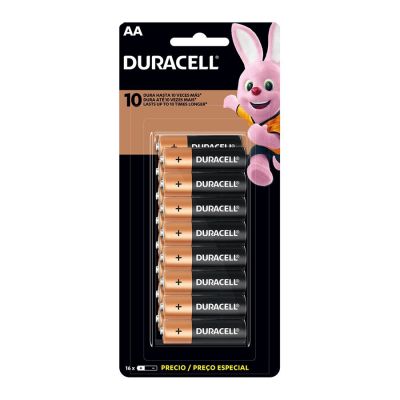 Pilha Alcalina Aa Mn1500b16 1,5v C/16 Un Duracell